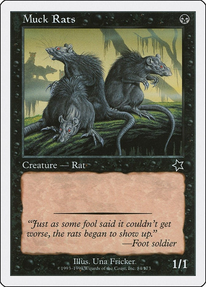 Image for Muck Rats (Starter 1999) (81) - Magic: The Gathering