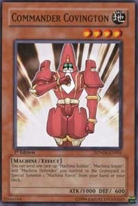 Image for Commander Covington (Structure Deck: Machina Mayhem) (SDMM-EN005) - YuGiOh