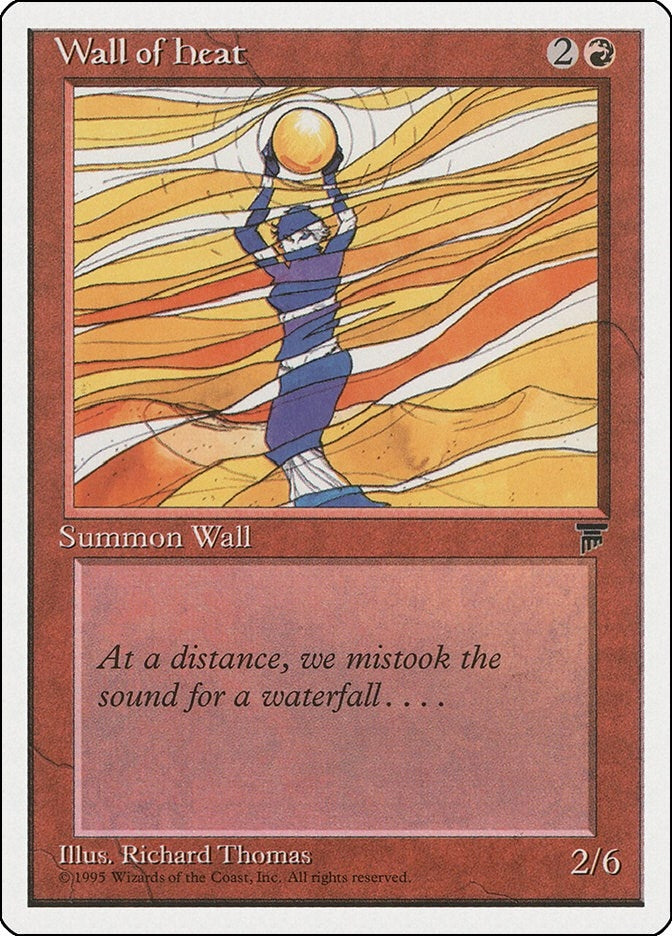 Image for Wall of Heat (Chronicles) - Magic: The Gathering