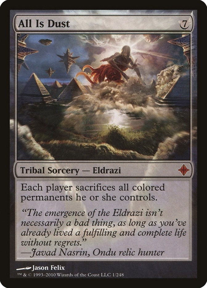 Image for All Is Dust (Rise of the Eldrazi) (1) - Magic: The Gathering