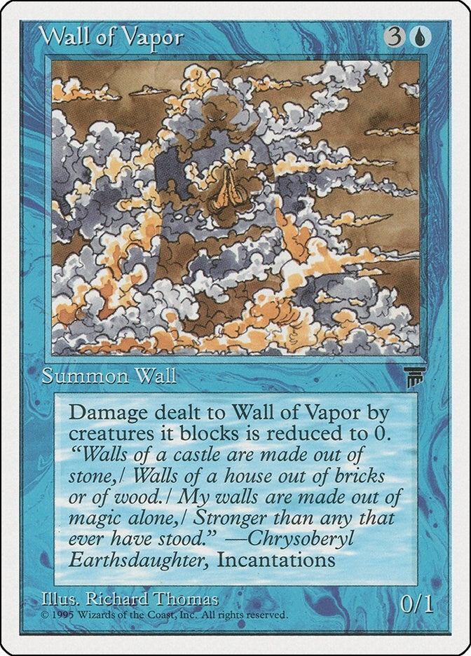 Image for Wall of Vapor (Chronicles) - Magic: The Gathering