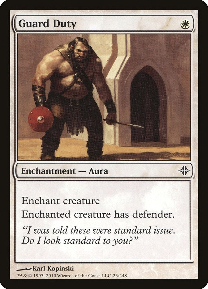 Image for Guard Duty (Rise of the Eldrazi) (23) - Magic: The Gathering