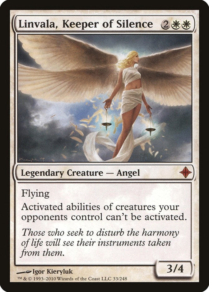 Image for Linvala, Keeper of Silence (Rise of the Eldrazi) (33) - Magic: The Gathering