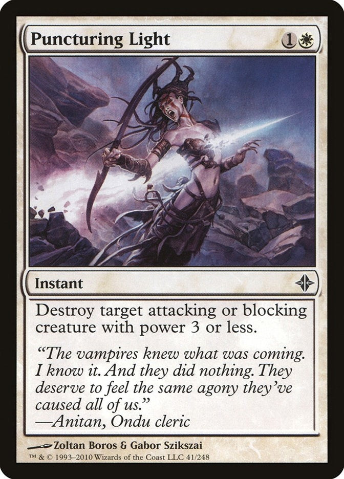 Image for Puncturing Light (Rise of the Eldrazi) (41) - Magic: The Gathering