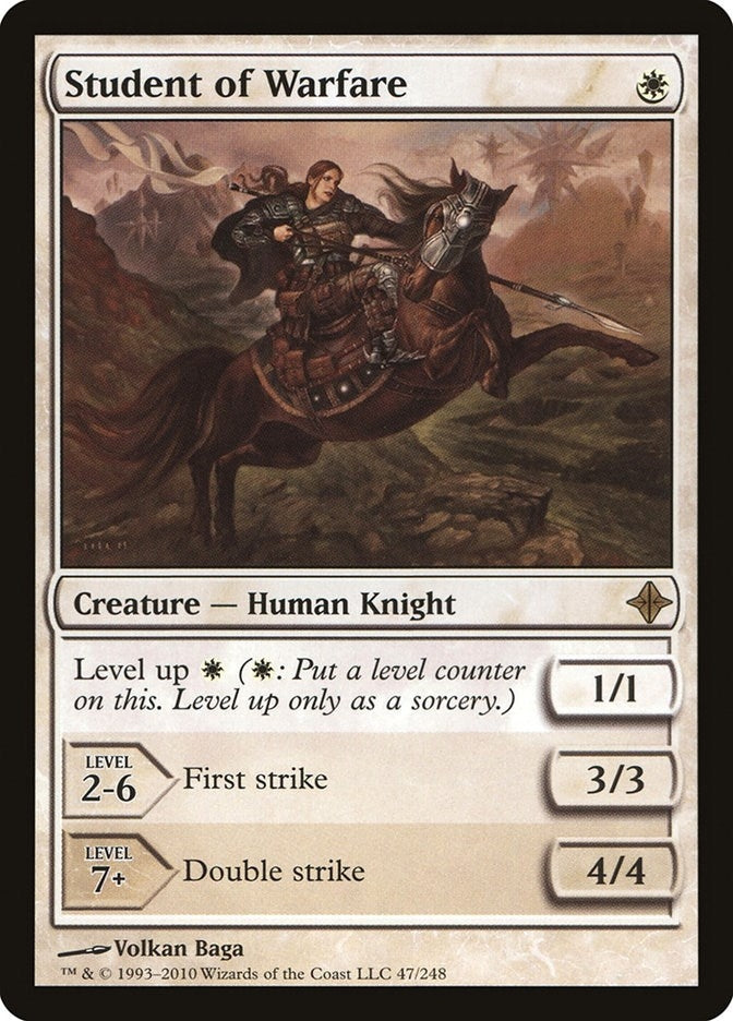 Image for Student of Warfare (Rise of the Eldrazi) (47) - Magic: The Gathering