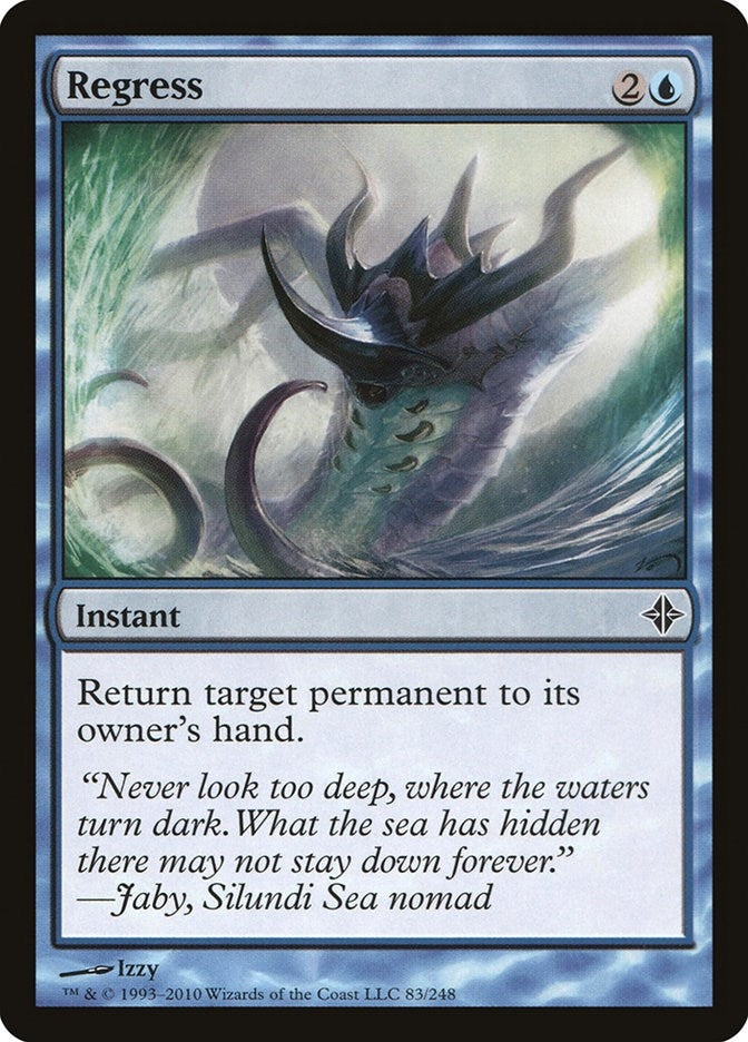 Image for Regress (Rise of the Eldrazi) (83) - Magic: The Gathering