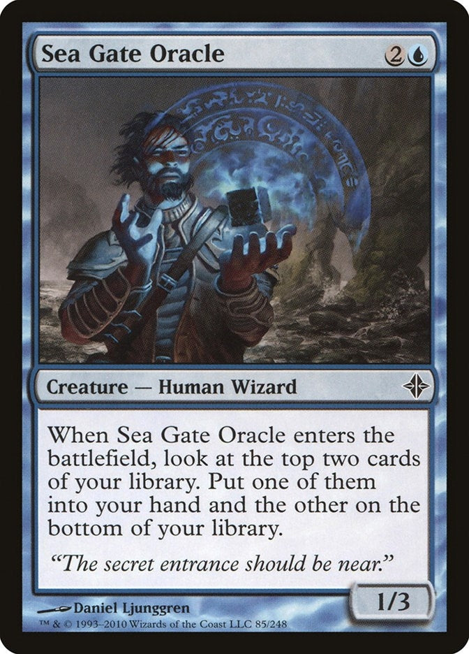 Image for Sea Gate Oracle (Rise of the Eldrazi) (85) - Magic: The Gathering