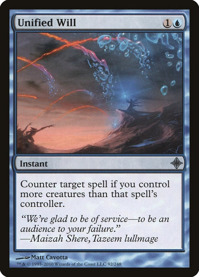 Image for Unified Will (Rise of the Eldrazi) (92) - Magic: The Gathering