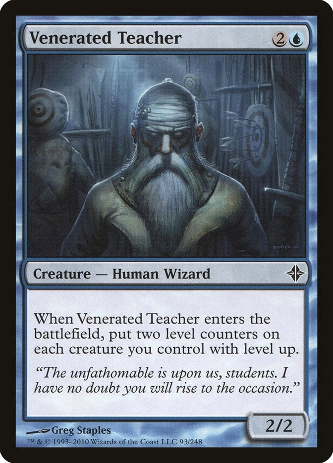Image for Venerated Teacher (Rise of the Eldrazi) (93) - Magic: The Gathering