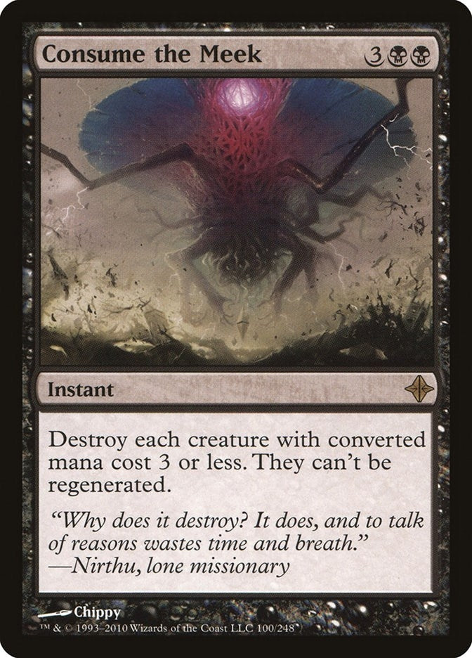 Image for Consume the Meek (Rise of the Eldrazi) (100) - Magic: The Gathering