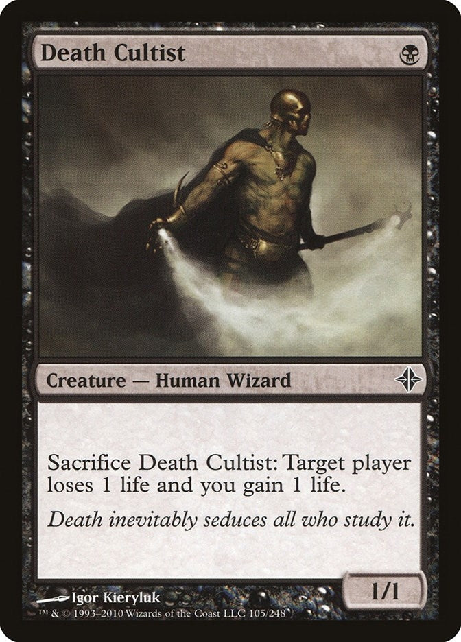 Image for Death Cultist (Rise of the Eldrazi) (105) - Magic: The Gathering