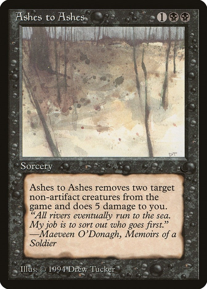 Image for Ashes to Ashes (The Dark) - Magic: The Gathering