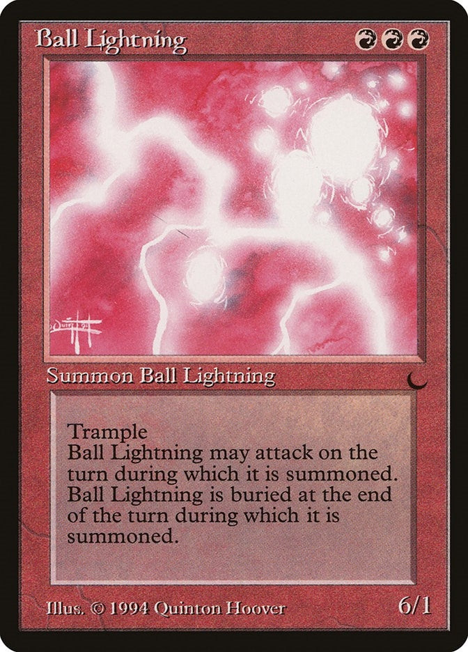 Image for Ball Lightning (The Dark) - Magic: The Gathering