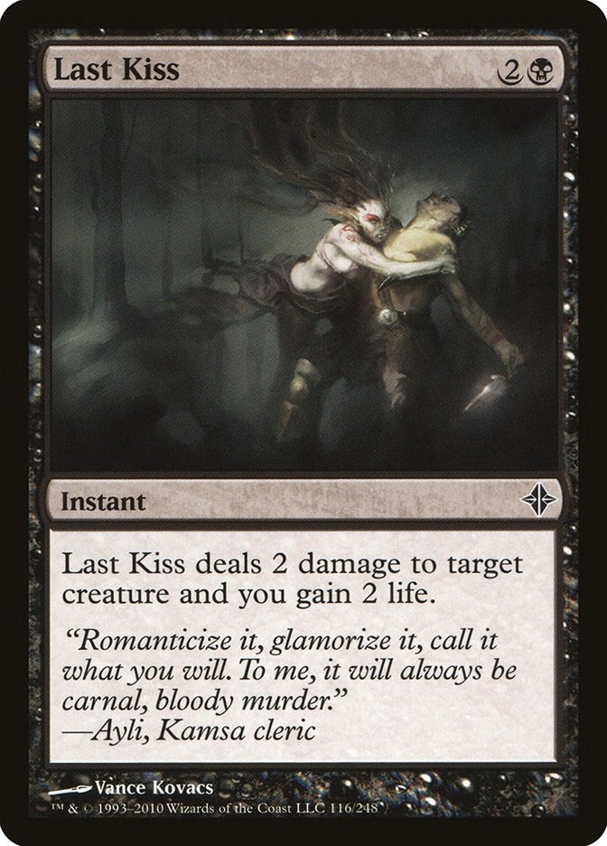 Image for Last Kiss (Rise of the Eldrazi) (116) - Magic: The Gathering