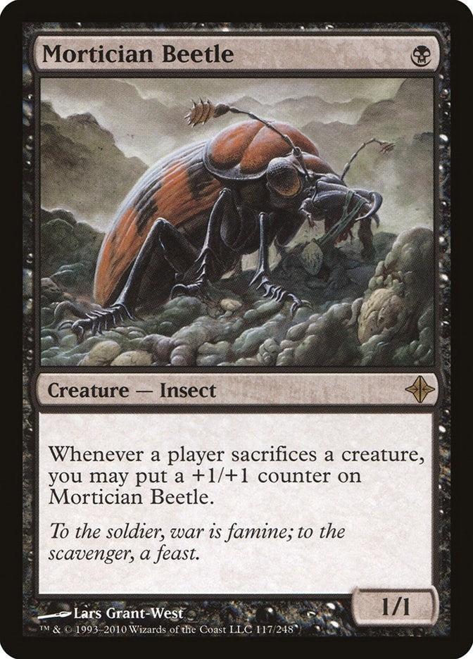 Image for Mortician Beetle (Rise of the Eldrazi) (117) - Magic: The Gathering