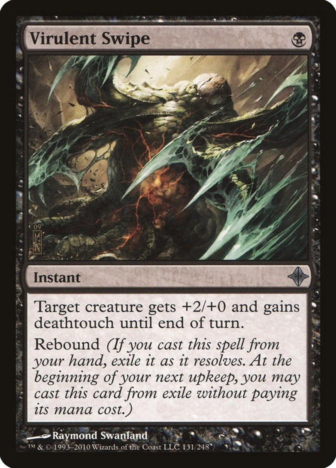 Image for Virulent Swipe (Rise of the Eldrazi) (131) - Magic: The Gathering