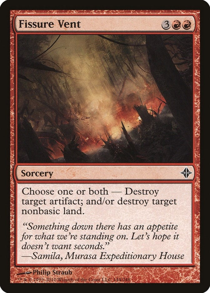 Image for Fissure Vent (Rise of the Eldrazi) (144) - Magic: The Gathering