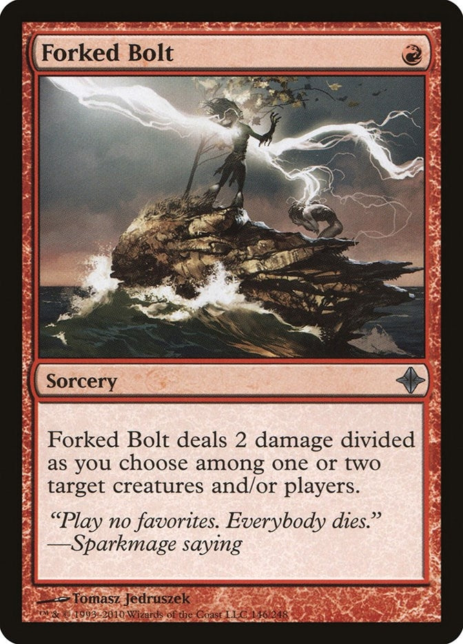 Image for Forked Bolt (Rise of the Eldrazi) (146) - Magic: The Gathering