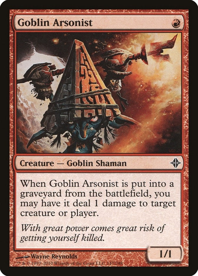 Image for Goblin Arsonist (Rise of the Eldrazi) (147) - Magic: The Gathering