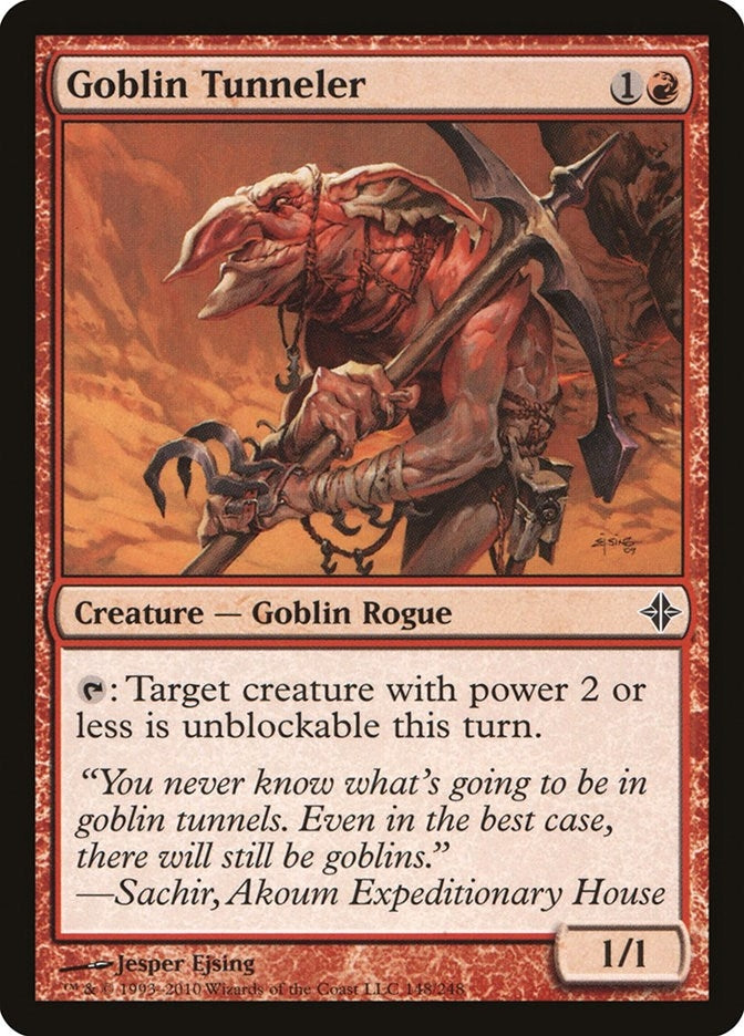 Image for Goblin Tunneler (Rise of the Eldrazi) (148) - Magic: The Gathering