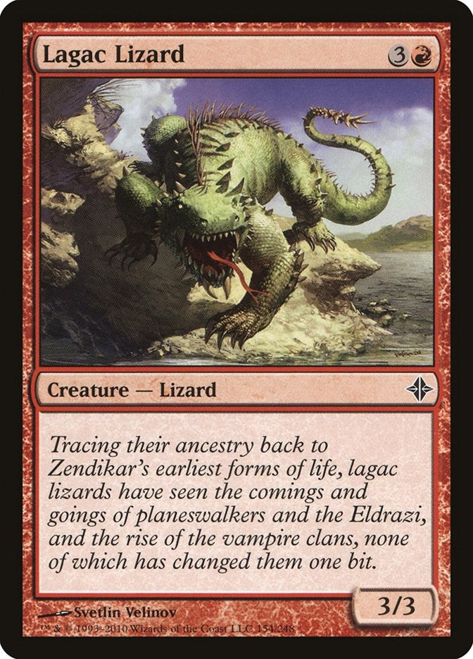 Image for Lagac Lizard (Rise of the Eldrazi) (154) - Magic: The Gathering