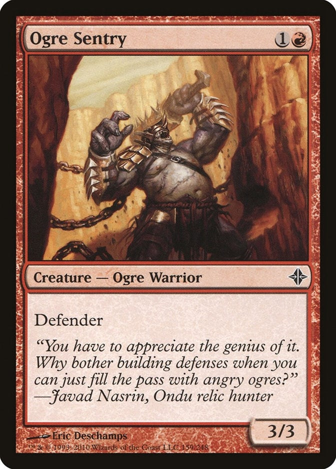 Image for Ogre Sentry (Rise of the Eldrazi) (159) - Magic: The Gathering