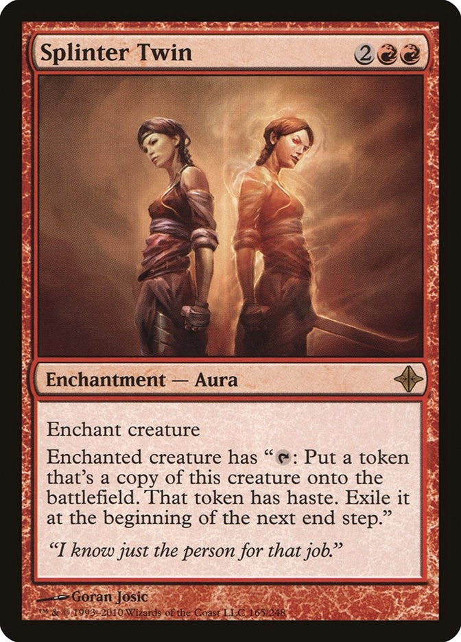 Image for Splinter Twin (Rise of the Eldrazi) (165) - Magic: The Gathering