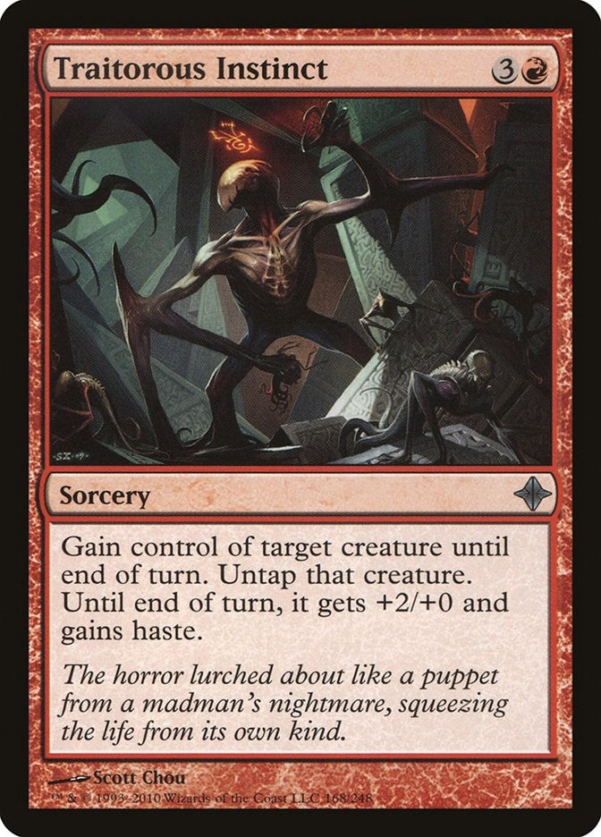 Image for Traitorous Instinct (Rise of the Eldrazi) (168) - Magic: The Gathering