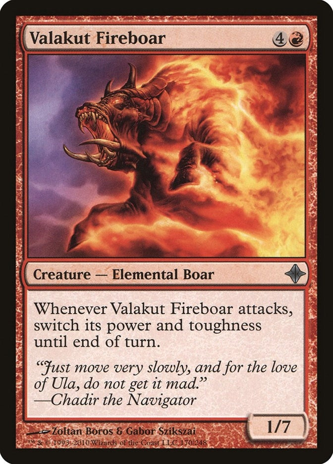 Image for Valakut Fireboar (Rise of the Eldrazi) (170) - Magic: The Gathering