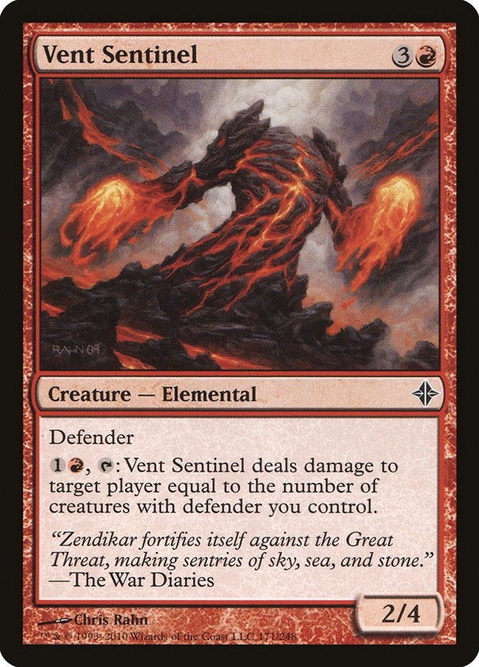 Image for Vent Sentinel (Rise of the Eldrazi) (171) - Magic: The Gathering