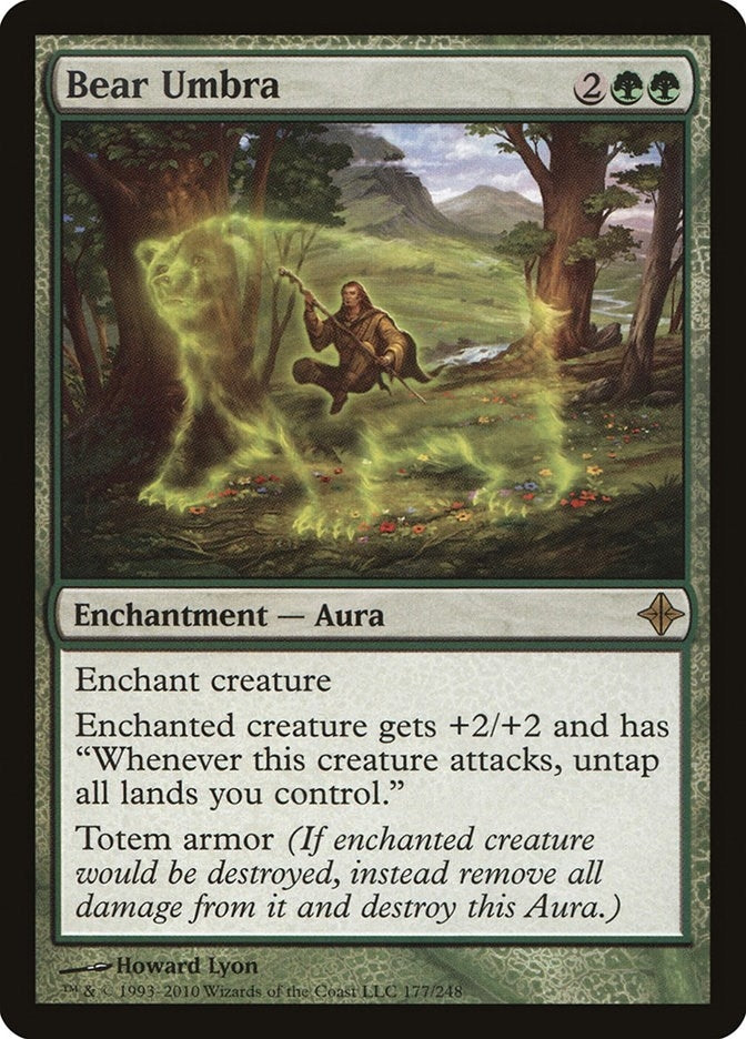Image for Bear Umbra (Rise of the Eldrazi) (177) - Magic: The Gathering