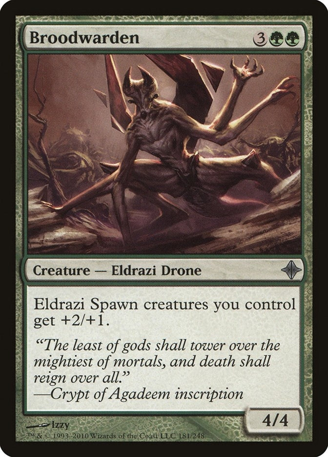 Image for Broodwarden (Rise of the Eldrazi) (181) - Magic: The Gathering