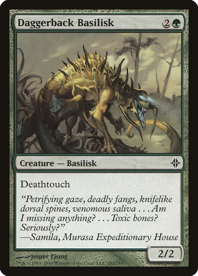 Image for Daggerback Basilisk (Rise of the Eldrazi) (182) - Magic: The Gathering