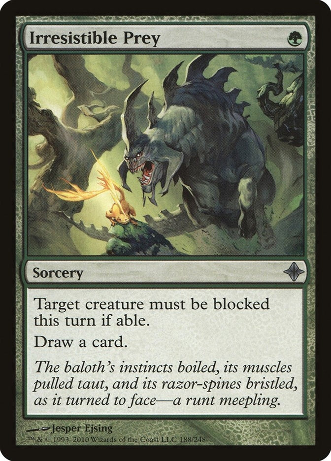 Image for Irresistible Prey (Rise of the Eldrazi) (188) - Magic: The Gathering
