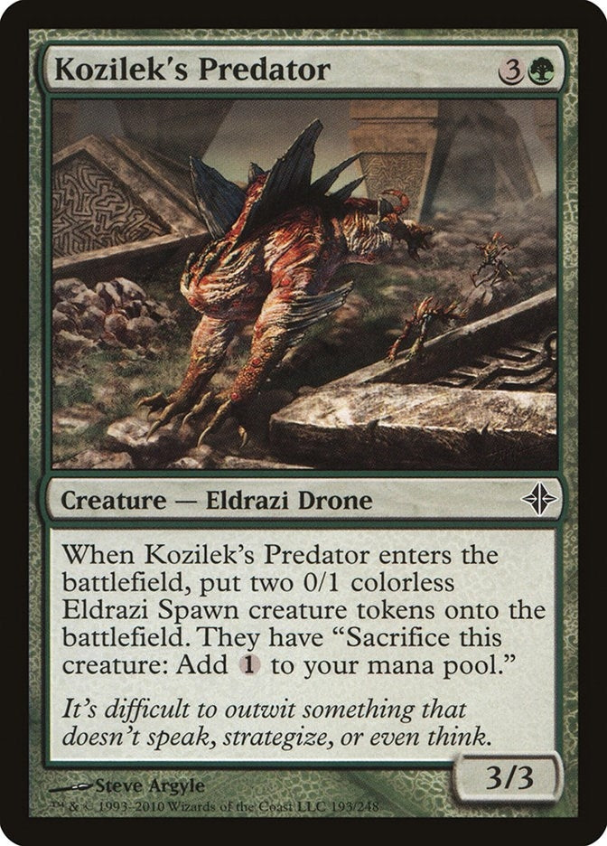 Image for Kozilek's Predator (Rise of the Eldrazi) (193) - Magic: The Gathering