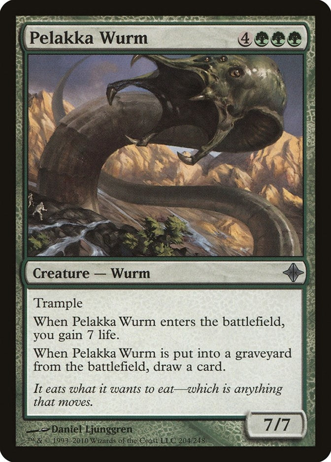 Image for Pelakka Wurm (Rise of the Eldrazi) (204) - Magic: The Gathering