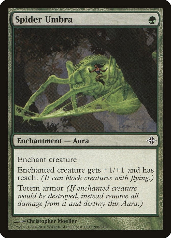 Image for Spider Umbra (Rise of the Eldrazi) (208) - Magic: The Gathering