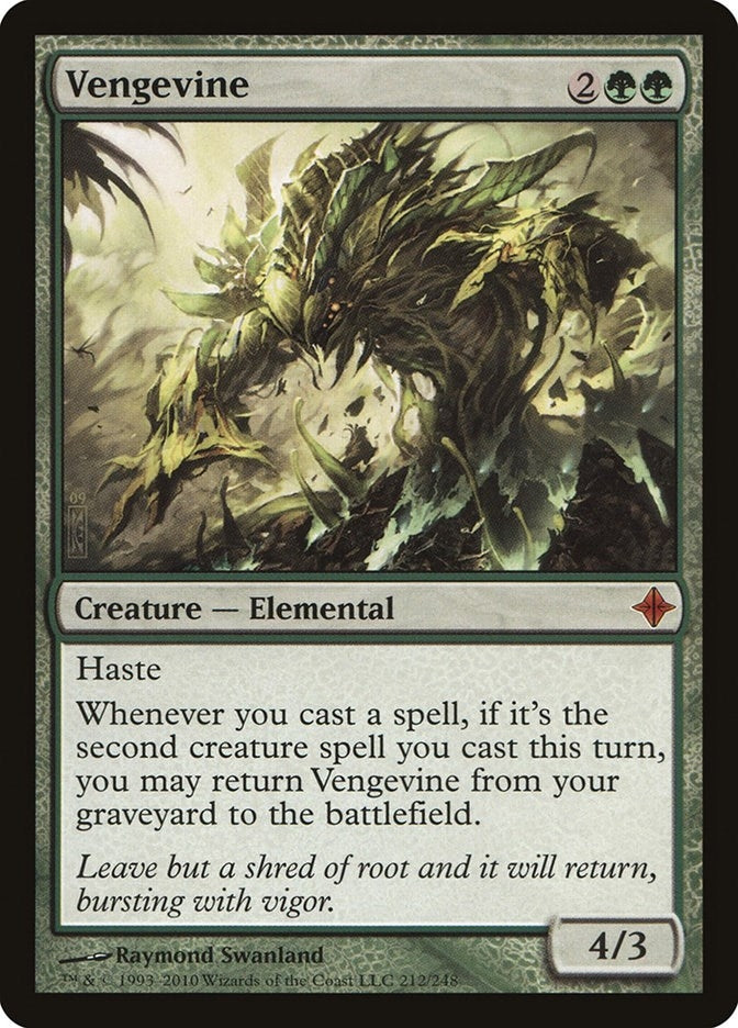 Image for Vengevine (Rise of the Eldrazi) (212) - Magic: The Gathering