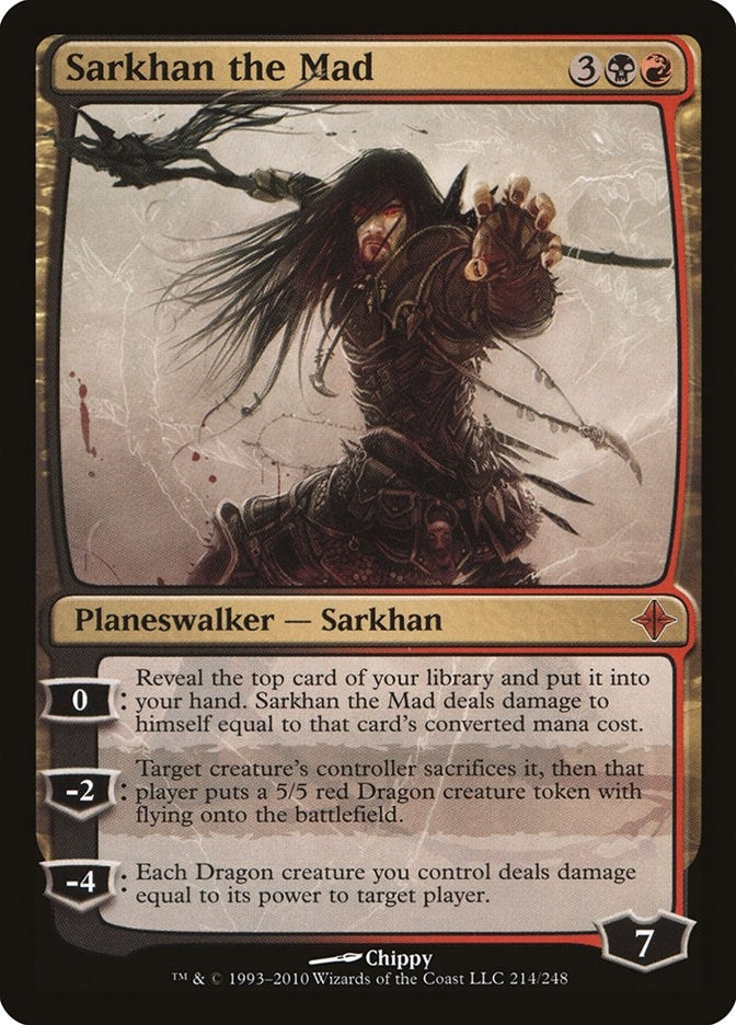 Image for Sarkhan the Mad (Rise of the Eldrazi) (214) - Magic: The Gathering