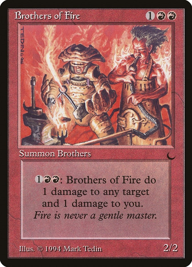 Image for Brothers of Fire (The Dark) - Magic: The Gathering