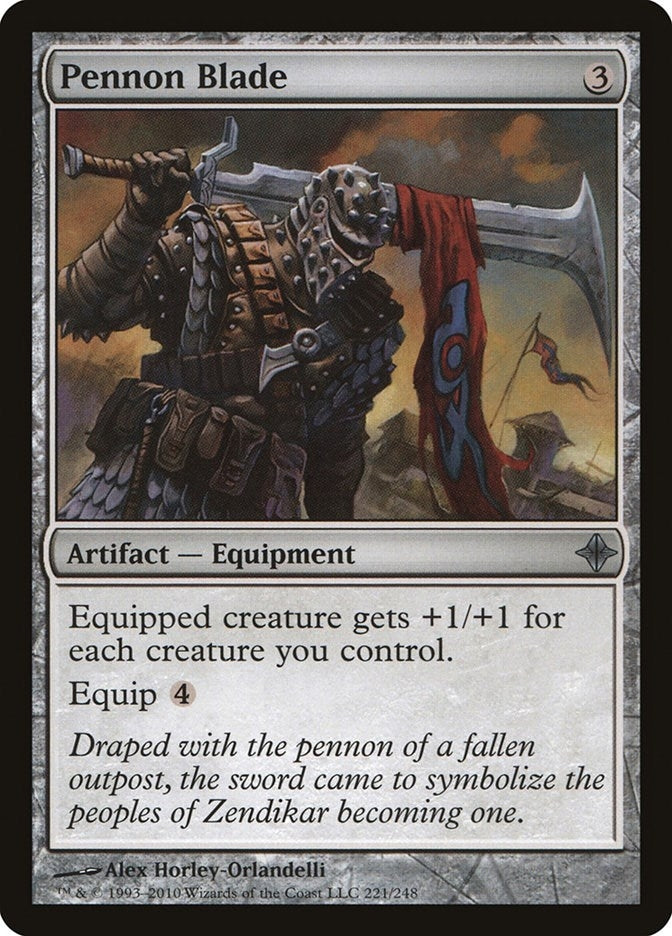 Image for Pennon Blade (Rise of the Eldrazi) (221) - Magic: The Gathering