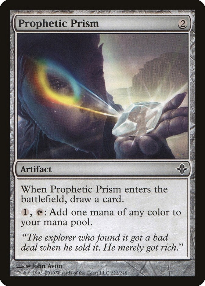 Image for Prophetic Prism (Rise of the Eldrazi) (222) - Magic: The Gathering