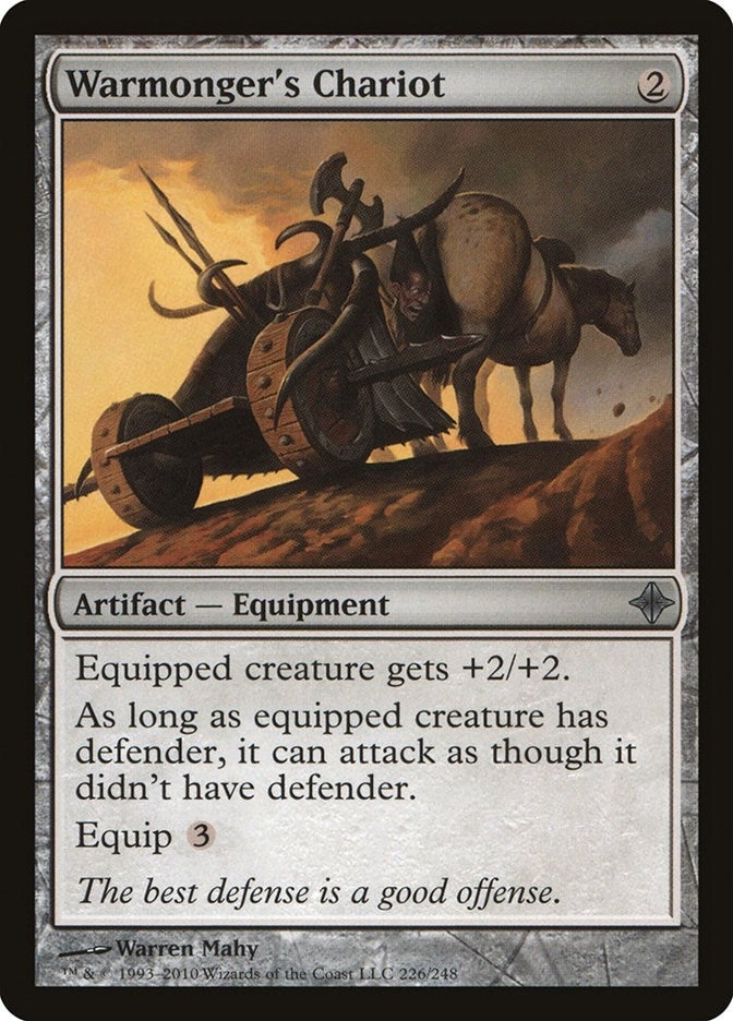 Image for Warmonger's Chariot (Rise of the Eldrazi) (226) - Magic: The Gathering