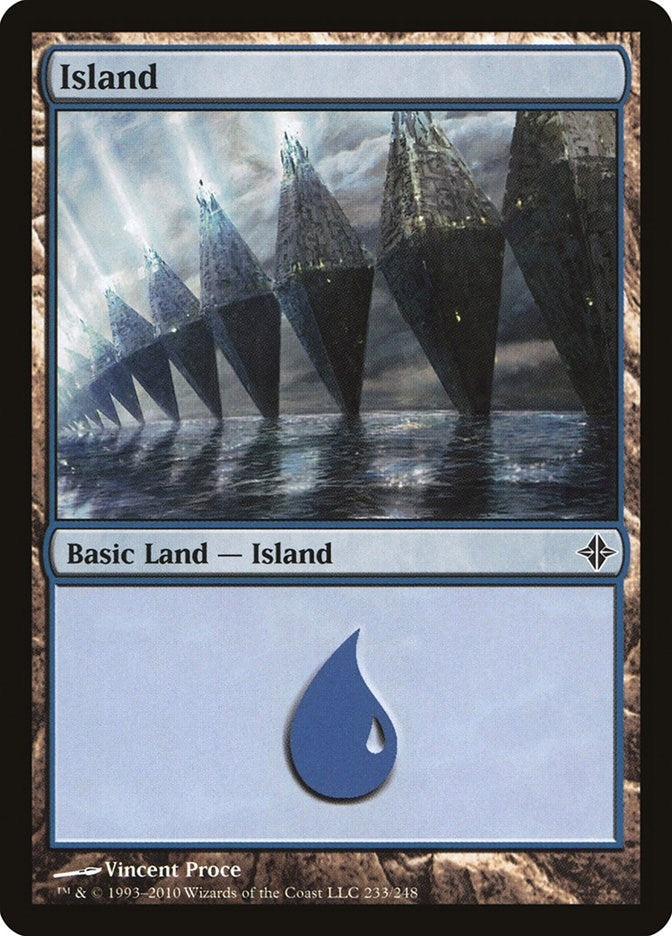 Image for Island (233) (Rise of the Eldrazi) (233) - Magic: The Gathering