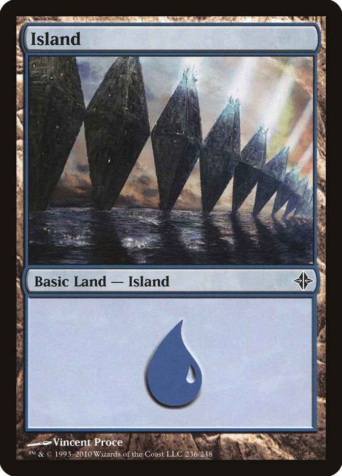 Image for Island (236) (Rise of the Eldrazi) (236) - Magic: The Gathering