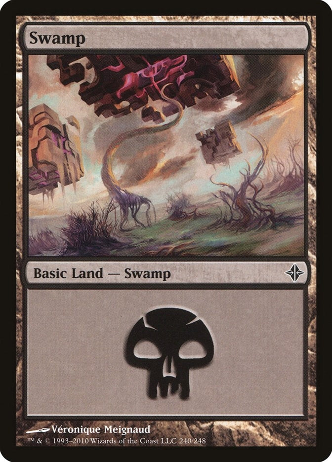 Image for Swamp (240) (Rise of the Eldrazi) (240) - Magic: The Gathering