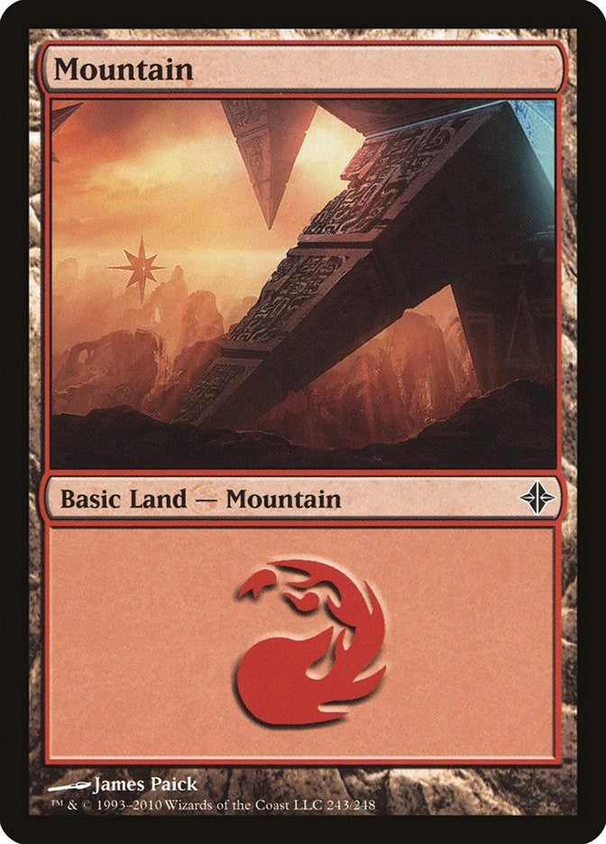 Image for Mountain (243) (Rise of the Eldrazi) (243) - Magic: The Gathering