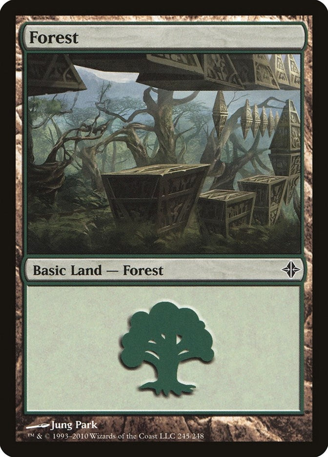 Image for Forest (245) (Rise of the Eldrazi) (245) - Magic: The Gathering