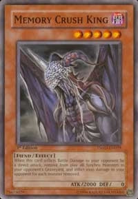 Image for Memory Crush King (The Shining Darkness) (TSHD-EN029) - YuGiOh