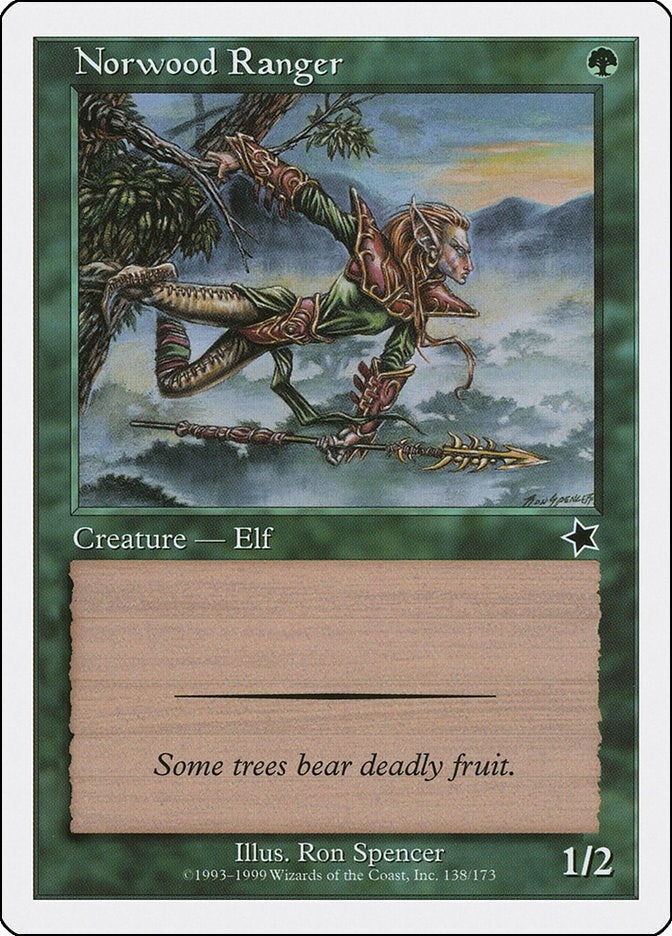 Image for Norwood Ranger (Starter 1999) (138) - Magic: The Gathering